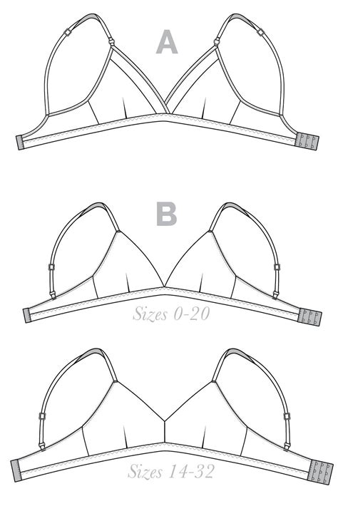 Céline Bralette PDF Pattern – Core Fabrics.